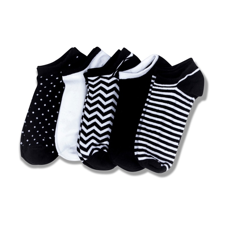 Ankelsokker "Coloured lowcut 5-pack"
